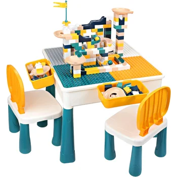 комплект за детска маса и столове, маса и столове за обучение за децата детски маса детска масичка