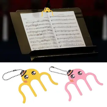 Притежателят на музикалната страница анимационни форми, декоративни многократна употреба скоба за музикална книга тип M от неръждаема стомана, държач за лист, за да проверите за пиано