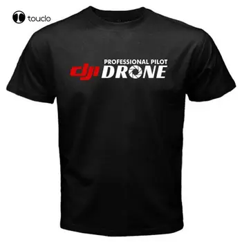 Гореща разпродажба Dji Professional Pilot Drone - Изработена по поръчка Тениска 100% Ctton, Изработени по поръчка Тениска aldult за тийнейджъри унисекс с дигитален печат