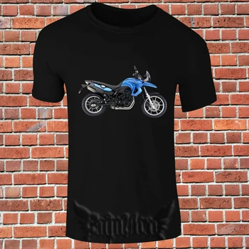 Ограничена мъжка тениска с кръгло деколте за мотоциклет F650GS Размер: S-3XL