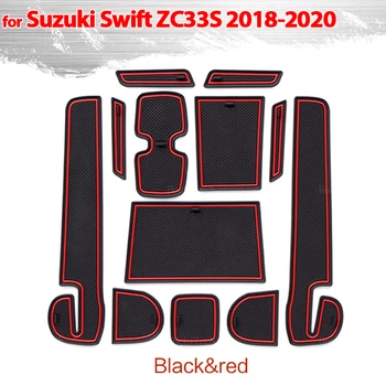 Устойчива на плъзгане Гумена Възглавница За Чаши, Дръжки на Тепиха С Пазом, Панел с Отвор за Suzuki Swift ZC33S 2018 2019 2020