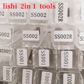 lishi 2in 1 ДЕКОДЕР 2IN1 LISHI TOOLS SS002 SS001 SS002R SS003 SS003R Шлосери Инструменти За Отваряне на Брави Ръчни инструменти /ЛОТ