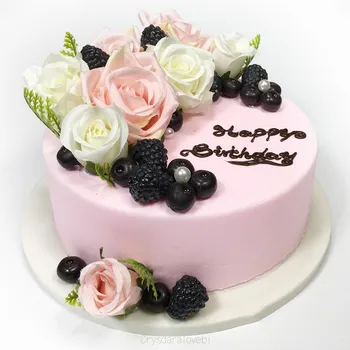 Розова симулация модел торта, модел на Цветето на торта за Рожден Ден, Реквизит за снимките, проба витрини за магазин за торти, Различни спецификации