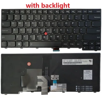 Нова Американо-Френска Руска Клавиатура С Подсветка За IBM Lenovo ThinkPad L440 L450 T431S T440 T440P T450 T450S E431 E440 E431S T460 FR BG