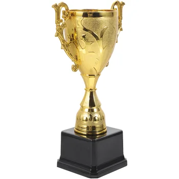 Златни детски награда статуетка на Наградата награди, Спортни трофеи на Наградата Награди Футболни подаръци Футболен Трофей декор Пластмасова чаша Златен Трофей