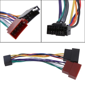 Жак Стандарт ISO Теглене кабели за аудиоадаптера Аксесоари за подмяна на пластмасови радио 160x40x25 мм