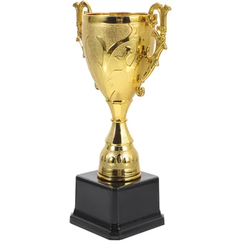 Златни детски премия за трофея, на Наградата награди, Спортни трофеи, на Наградата награди, Футболни подаръци, Сувенири, Футболен декор, Пластмасова чаша, Златен трофей