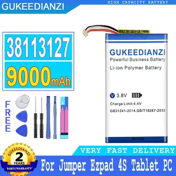 Батерия GUKEEDIANZI за tablet PC Jumper Ezpad 4S Ezpad4S, Батерия с Голям капацитет, 9000 ма, 38113127, 5 линии