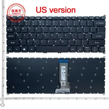 НОВАТА клавиатура от САЩ за лаптоп Acer Spin серия 5 N19W3 SP313-51N-51RP N20W1 SP513-55N на английски
