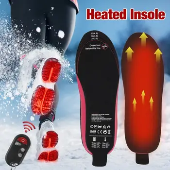 Електрическа топло за краката, стелки за обувки с USB-топъл, 3 прехвърляне на вода сак за краката, подложка за чорапи, Унисекс, Зимни спортове на открито, нагревательная стелка