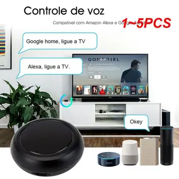 1-5 бр. WIFI Sasha Smart IR Remote Control Универсален инфрачервено контролер за телевизор DVD AUD Smart Home Поддръжка на Алекса