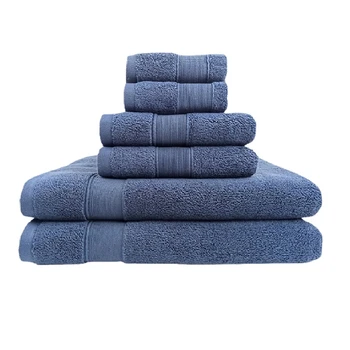 Набор от кърпи за ръце Ultra Soft от 6 опаковки съдържа 2 хавлиени кърпи за баня, 2 кърпи за ръце и гъба 2