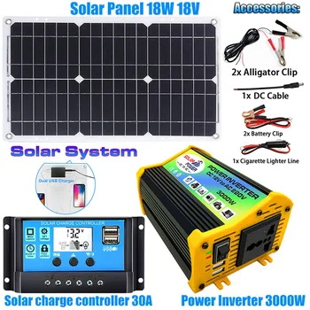 Контролер за Слънчеви панели Разход на Инвертор на Слънчевата Система Контролер соларен панел от 12 В 220 v/110 На Интелектуална Зареждане И Разреждане