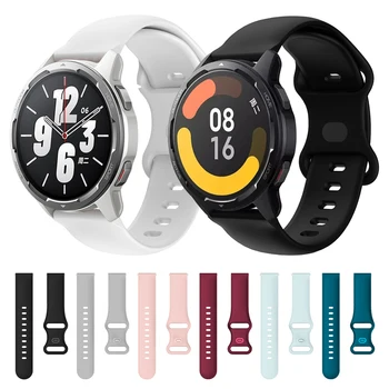 Спортен силиконов каучук с двойна катарама за Xiaomi Mi Watch Color 2 Sports Edition, гривна, сменяеми каишки за часовници