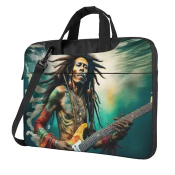 Чанта За лаптоп Bob Marley Merman Music Superstar За Macbook Air Pro на Asus Чанта За Лаптоп Водоустойчив Пътна Чанта За Компютър