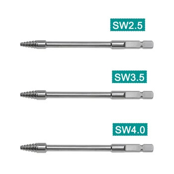 Винт аспиратор за костите, тънки аспиратор за нокти, ортопед инструмент SW2.5-4.0