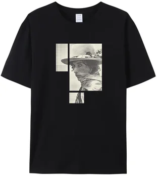 Тениска в стил нео Ретро с принтом, мъжка мода Боб Дилън, популярна дамски градинска риза в стил харадзюку в стил хип-хоп.