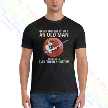Никога не подценявайте старец, който обича тениска за стрелба по глиняным гълъби, рядката удобна тениска