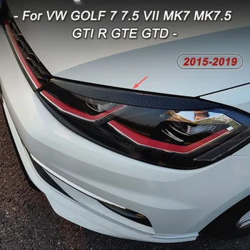 Фарове Веждите, Клепачите Етикети Накладки За VW GOLF 7 7,5 VII MK7 MK7.5 GTI R GTE GTD 2013-2020 Аксесоари Бодикит ABS