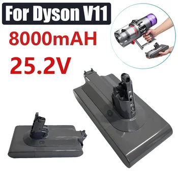 Подходящ за Дайсън V11 батерия 25,2 8000 ма прахосмукачка серия V11 зареждане на батерията SV12 SV14 SV15 970145-02