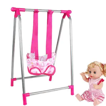 Стоп-моушън количка, комплект за новородено, куклено колички, симулиращ детски игри набиране, за ролеви игри в детската градина, Коледни подаръци за деца