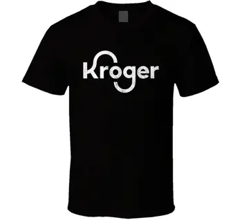 Тениска с логото на магазин за хранителни стоки Kroger в ретро стил гранжевом