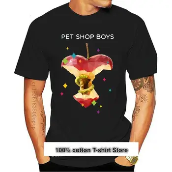 Нова мъжка черна тениска с логото на Pet Shop Boys 2021 г., размер S-3XL
