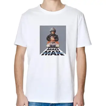 Mad Max MFP Interceptor Warboys Пътят на Яростта Ретро Реколта Пътен Войн Ежедневни графични тениски С Къс Ръкав Harajuku Мъжки дрехи