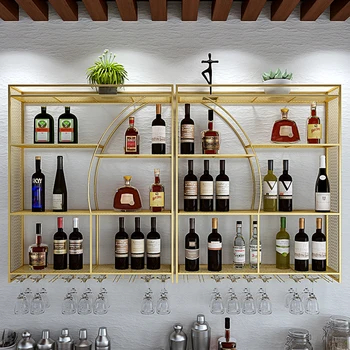 Вино кабинет, Бар плот, монтиран на стената вино кабинет, Вино багажник, Багажник за чаши, Вино багажник, рецепция, Рафтове за търговски изложения на продукти, Полк GGY