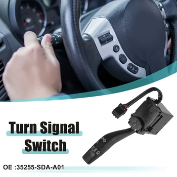X Switch Указател на завоя колата Autohaux Ключ Круиз контрол 35255-SDA-A01 за Acura TSX за Honda Accord Odyssey 2003-2008 Аксесоар