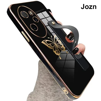 Калъф за телефон Jzon за Честта 100 Pro 5G в стил Zoon с каишка, стойка, задния капак, противоударной защитна обвивка