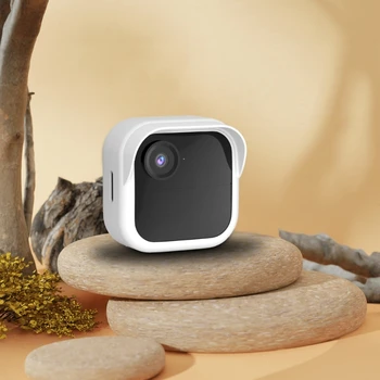 Здрав силиконов калъф за камера за наблюдение е за 4 камери Blink Outdoor, устойчив на атмосферни влияния и издръжлив, разширява възможностите за използване на устройството