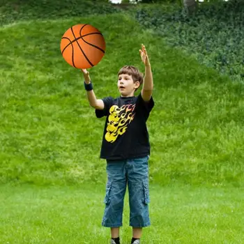 Пенопластовый баскетболна топка от полиуретан, безшумен тренировъчен топката, безшумен баскетболна топка, лесен пенопластовый топката за игра на закрито