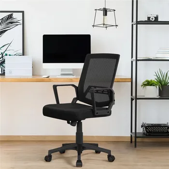 Офис стол на колела, мебели, Компютърен стол, мобилно геймерское стол за компютърни игри, Въртяща се облегалка, релаксиращ стол