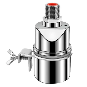 Автоматичен клапан за регулиране нивото на водата 1/2-инчов поплавковый сферичен кран от неръждаема стомана резервоар за басейна Директен с клипс