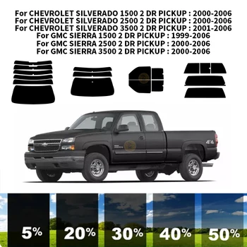 Предварително Обработена нанокерамика car UV Window Tint Kit Автомобили Прозорец Филм За CHEVROLET SILVERADO 3500 2 DR Пикап 2001-2006