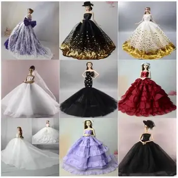 Куклено сватбена рокля ръчна изработка 2023 най-Новите Модни и ежедневни дрехи стоп-моушън пола Кукла с Аксесоари от 30 см Кукла
