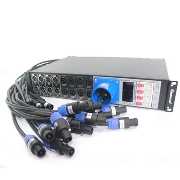 Професионална звукова система Sinbosen LAS4 + 8 линейни високоговорители, разпределител на мощността на контролера