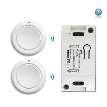 Безжичен ключ дистанционно управление 433 Mhz, Безплатни битови етикети, Безплатна Инсталация, Домакински интелигентен ключ, Управление на кухненски отпадъци.