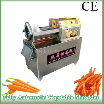 Електрическа машина за рязане на чипс, моркови, раздробяване на зеленчуци и плодове от неръждаема стомана