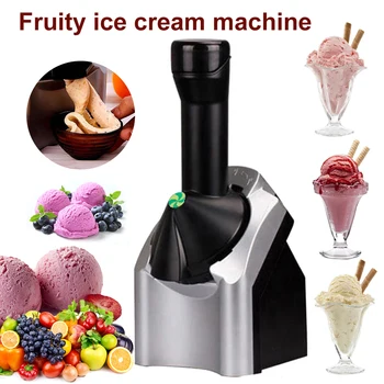 Електрическа машина за приготвяне на сладолед 110 /220v с ръчно подаване, автоматична машина за приготвяне на сладолед Easy Clean Frozen Yogurt Sorbet Gelato Treat