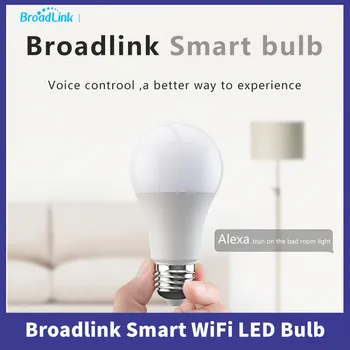 Broadlink Smart WiFi Led Крушка e27 Light Switch Безжично Дистанционно Управление RM Pro Работи с Алекса Google Home За Android и IOS
