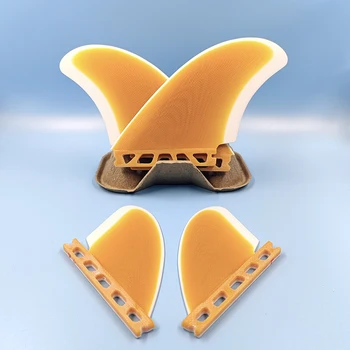 Четырехлопастные перки UPSURF FUTURE, Перки за дъски за сърф от стъклопласт, Двойни Задни перки + Dual Килевые Перки за сърфиране, Стабилизатори, за да сърфирате с да използвате единични пъпки