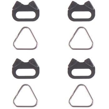 4 комплект Куки за колана презрамка за камера с разрезными триъгълни пръстени