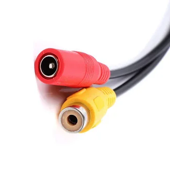 1 КОМПЛЕКТ кабелна видео конектор, 1 комплект кабел за преобразуване на сигнала на камери CVBS (RCA) 58,5 см/23 инча, високо качество