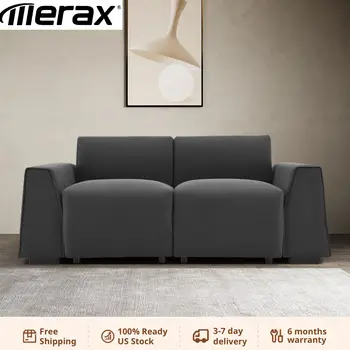 Модерен диван от плащаницата, стилен и изчистен диван на 2-3 места, изискан диванчик за двама с широки облегалки за ръцете