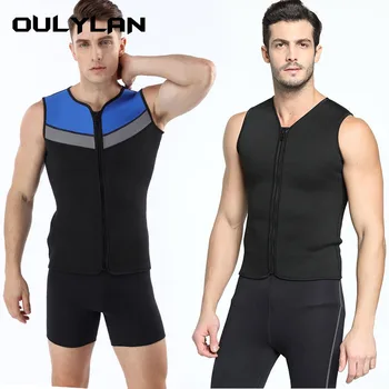 Неопреновый жилетка Oulylan, яке без ръкави, неопрен за сърфиране, 3 мм, костюми за гмуркане, екипировка, топ за мъже и жени за водни спортове, жилетка за гмуркане