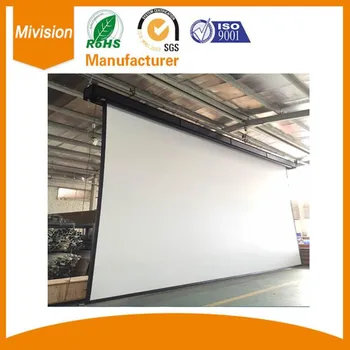 Голям електрически киноэкран с напрежение мъжец за търговски домашно кино Гигантски мотор прожекционен екран