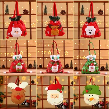 В www.deroemer.be Коледни подаръчни пакети за затваряне, като чанти за бонбони, мультяшные детски подаръчни пакети Apple се продават добре