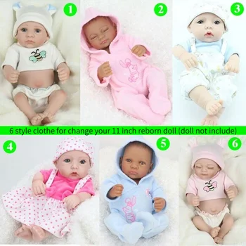 Комплекти дрехи за кукли със собствените си ръце, костюм за 10-11-инчов нови кукли Reborn Baby (без кукли)